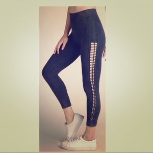 Nikibiki—Blue Denim Legging. (OS)